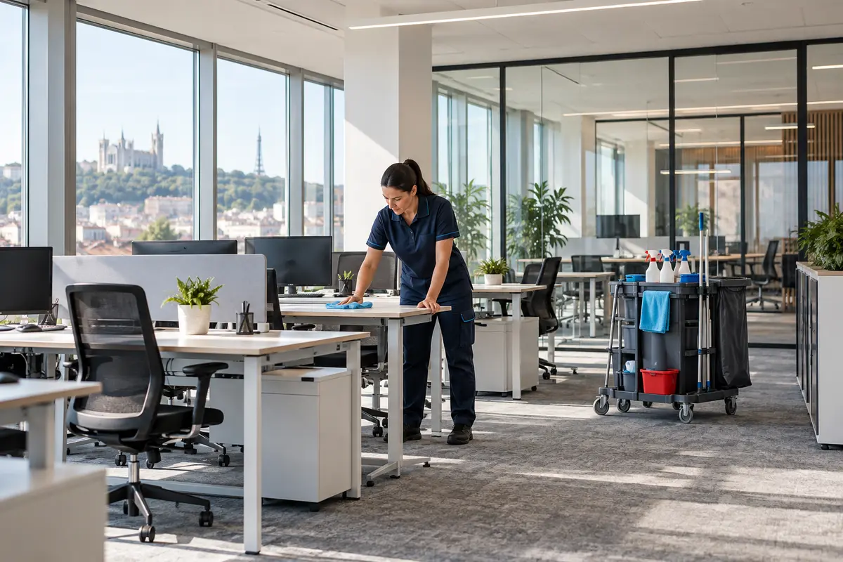 Nettoyage professionnel de locaux à Lyon